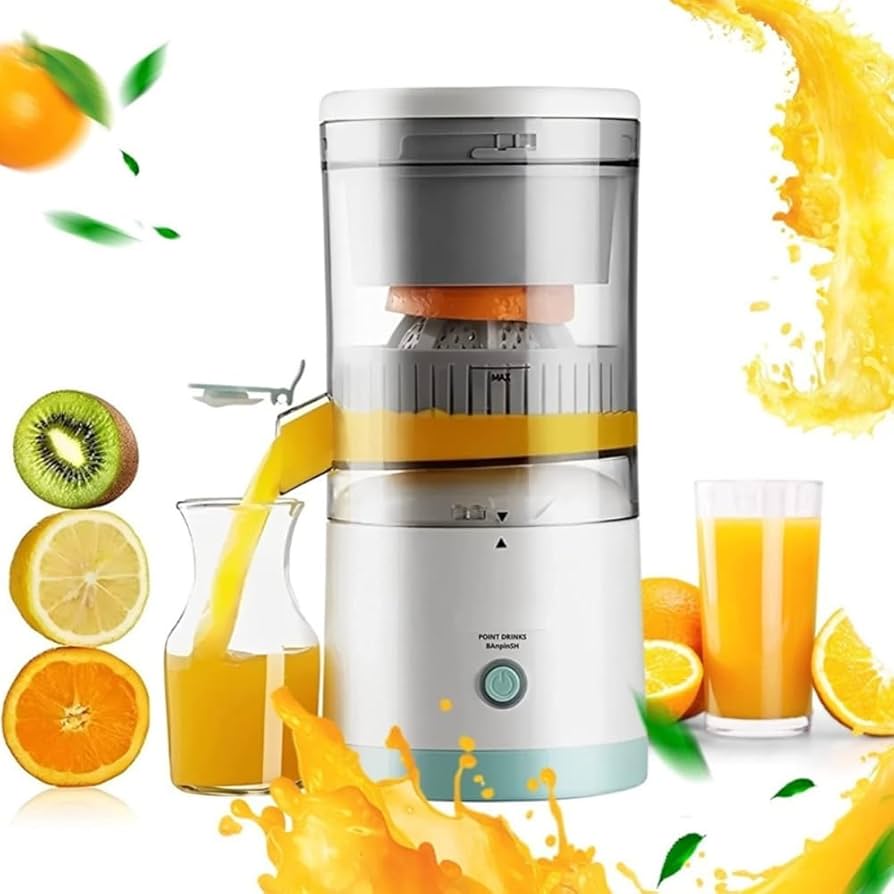 Exprimidor de Fruta Eléctrico Portátil Turbo