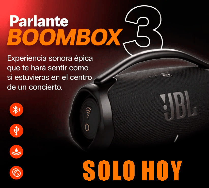 JBL BOOMBOX 3 | ¡Música sin fin! - Convierte Cualquier Lugar en una Fiesta con la JBL Boombox 3 🎶