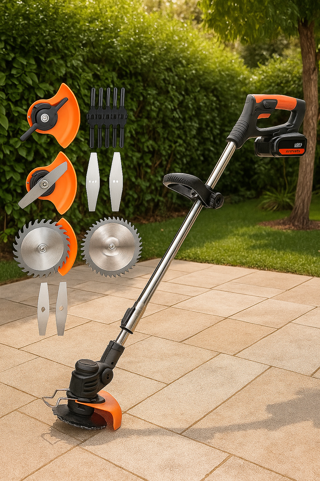 Guadaña Inalámbrica de Alta Potencia - Transforma tu jardín en segundos! Bateria Extra + Regalos