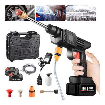 Hidrolavadora Inalámbrica a Batería - ¡Limpieza Profesional en Cualquier Lugar! ✅ Sin cables • Sin complicaciones • Potencia real  🕒 ¡Oferta exclusiva HOY! ➕ Haz clic en el botón de compra y obtén un súper descuento adicional