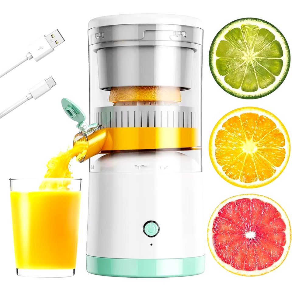 Exprimidor de Fruta Eléctrico Portátil Turbo
